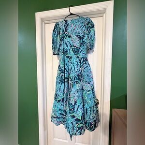 Lilly Pulitzer Vibrant Blue Asymmetrical Dress